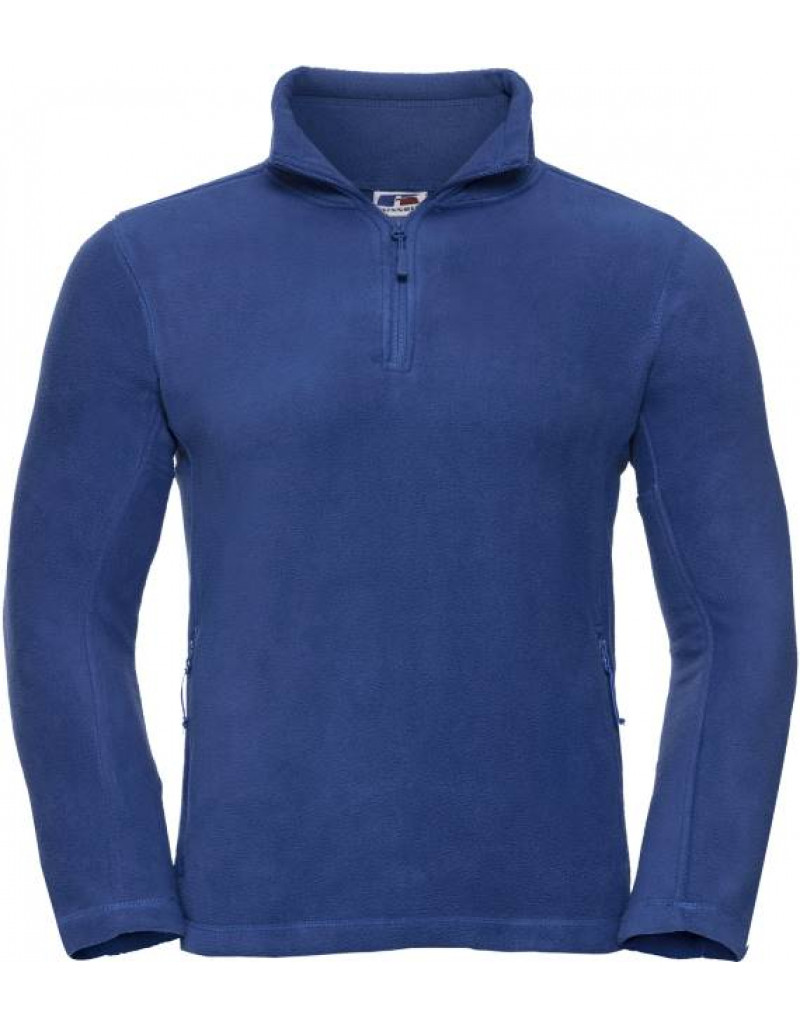 Pulover din fleece cu fermoar de 1/4 Russell